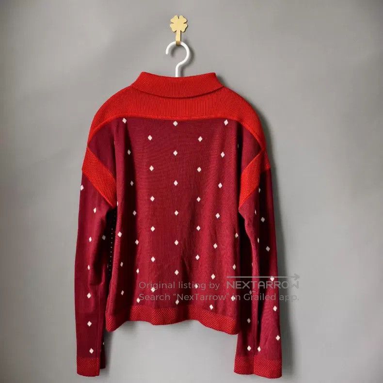 Hermes Hermes Red Cashmere and Silk Knitted Top Size XS / US 0-2 / IT 36-38 - 2 Thumbnail