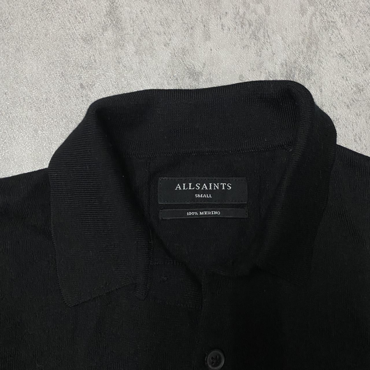 Allsaints Black AllSaints polo shirt #poloshirt Size US S / EU 44-46 / 1 - 3 Thumbnail