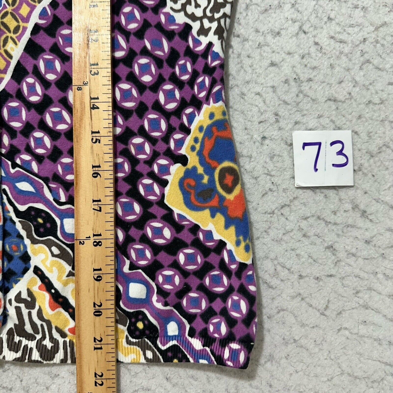 Other Harold's XS Patchwork Button Down Cardigan Sweater Size XS / US 0-2 / IT 36-38 - 8 Thumbnail