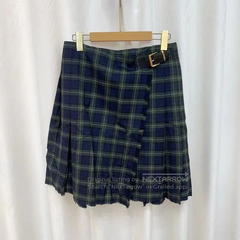 Miu Miu Miu Miu Blue Cotton Women's Skirt . Size 26" / US 2 / IT 38 - 2 Thumbnail