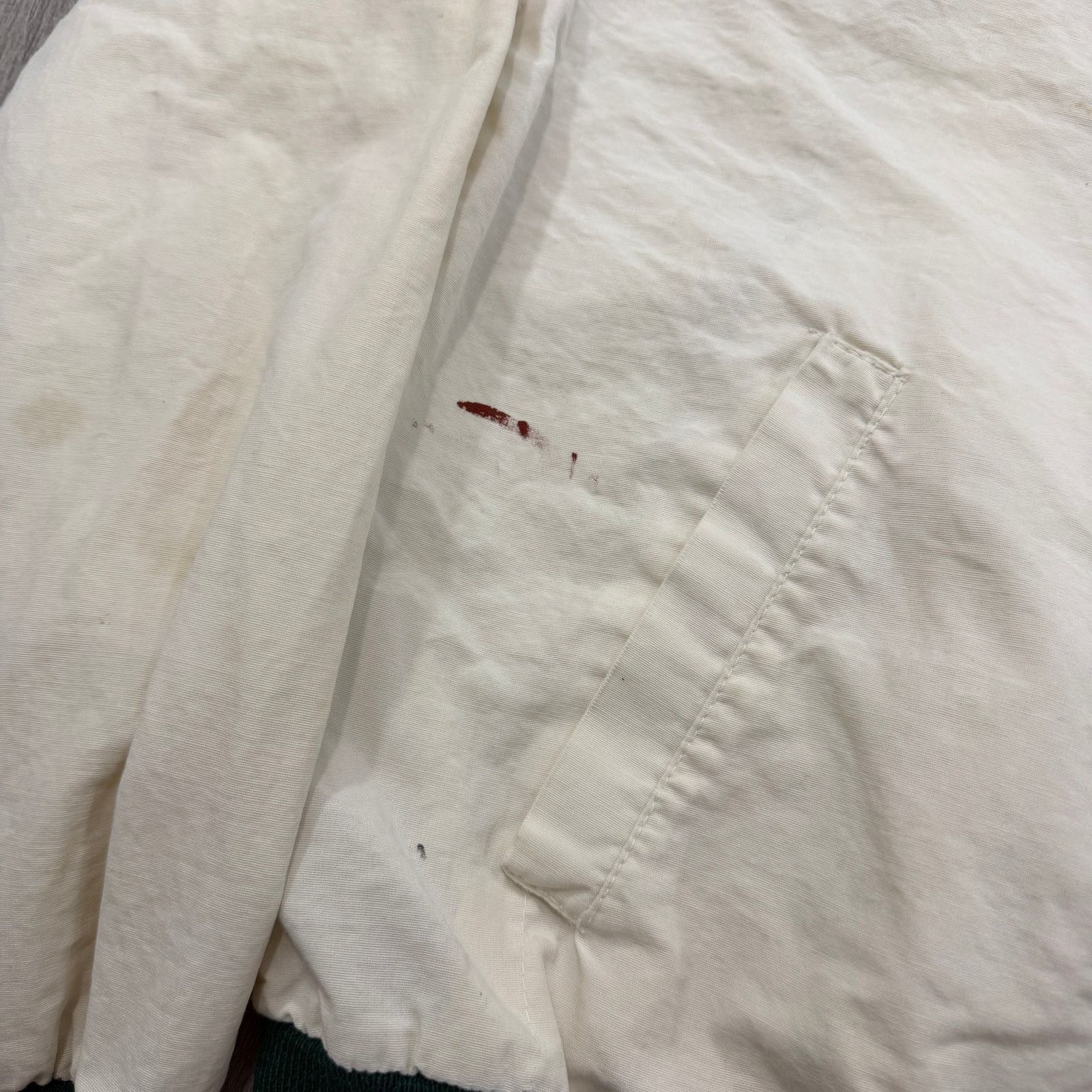 Vintage Vintage Le Moyne College Bomber Jacket Men's Small White 60s Size US S / EU 44-46 / 1 - 5 Thumbnail