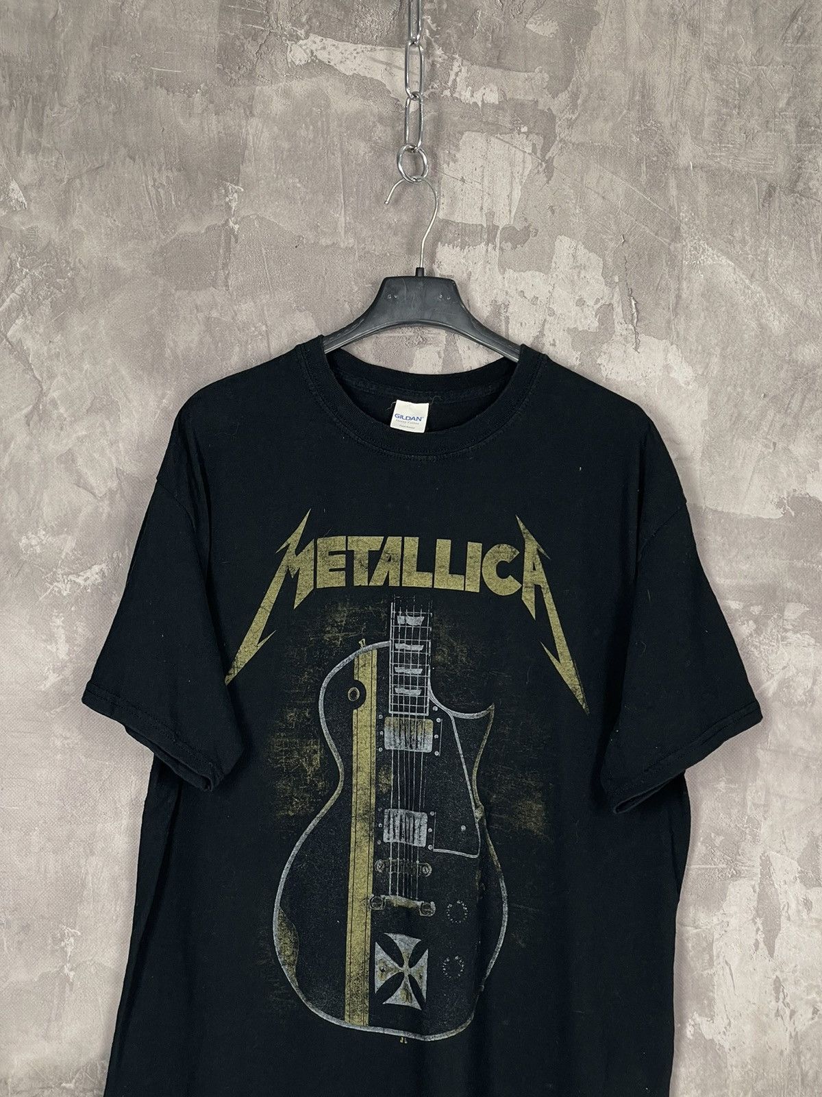 Band Tees × Metallica Vintage 00s Metallica Big Logo Y2K Punk T-shirt Streetwear Size US L / EU 52-54 / 3 - 2 Thumbnail