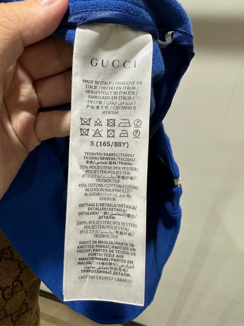 Gucci Gucci Red and blue stitching striped old flower logo jacket Size US S / EU 44-46 / 1 - 4 Thumbnail