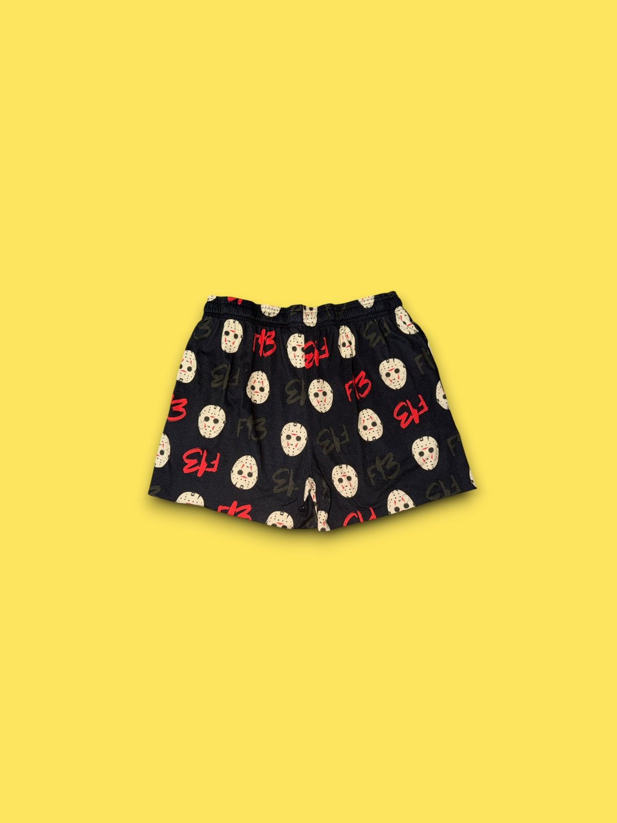 Other Jason Voorhees Friday the 13th mask AOP shorts black small Size US 30 / EU 46 - 2 Thumbnail