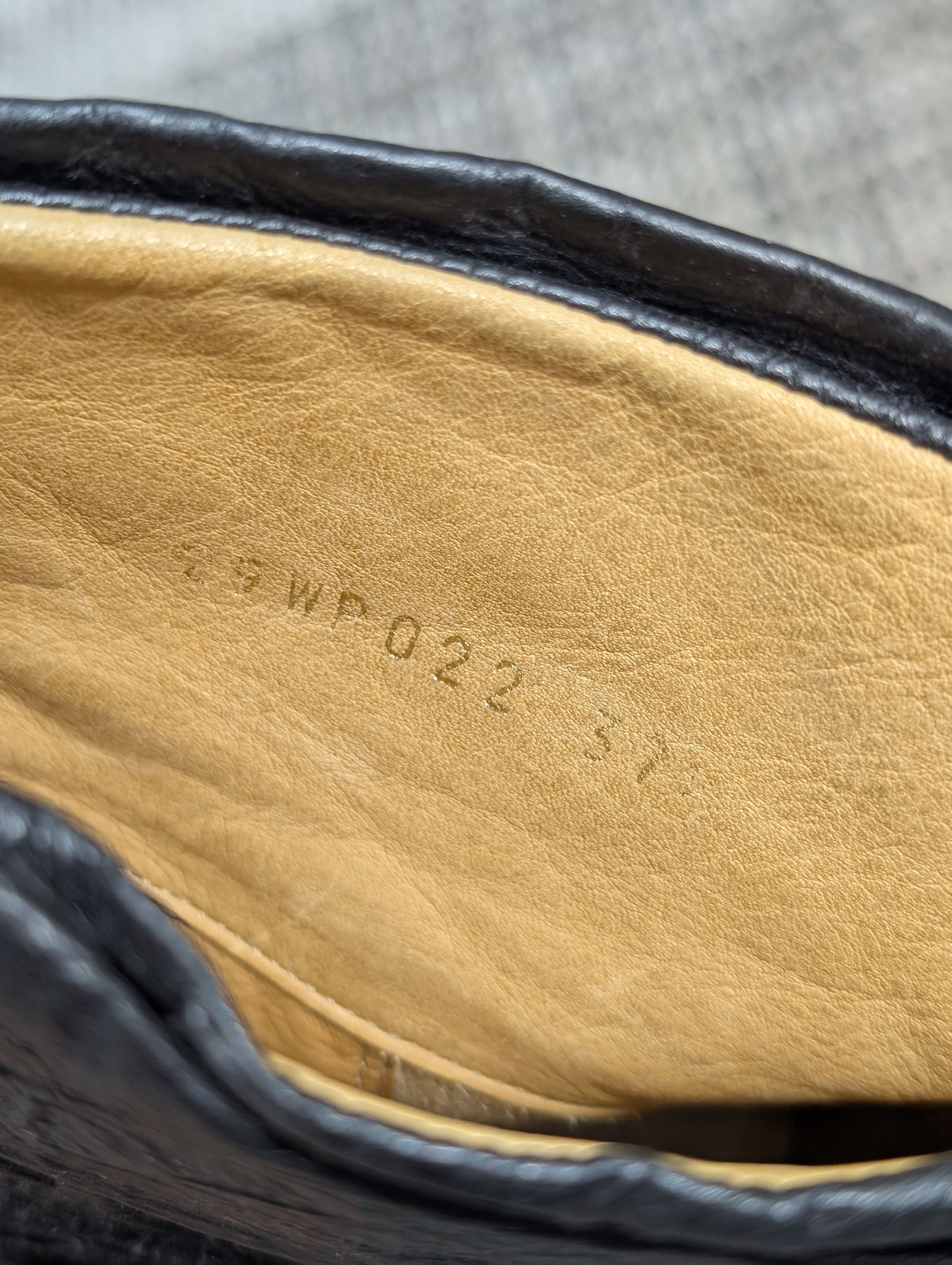 Maison Margiela Maison Margiela Paper Bag Crinkled Leather Open Toe Heels Size US 7.5 / IT 37.5 - 9 Thumbnail