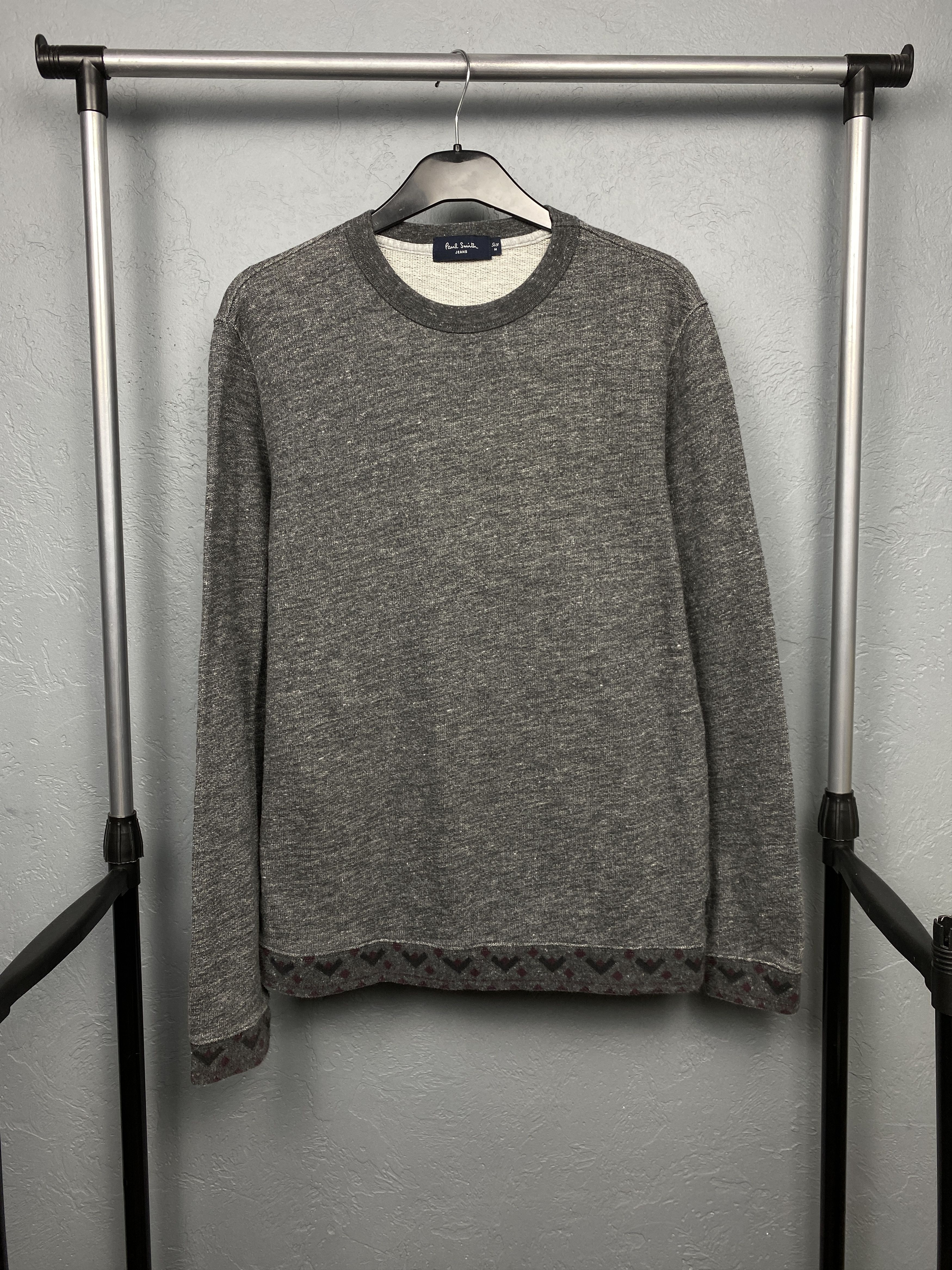 Paul Smith × Vintage Paul Smith Jeans Vintage Mens Crew Neck Sweatshirt Size US M / EU 48-50 / 2 - 1 Thumbnail