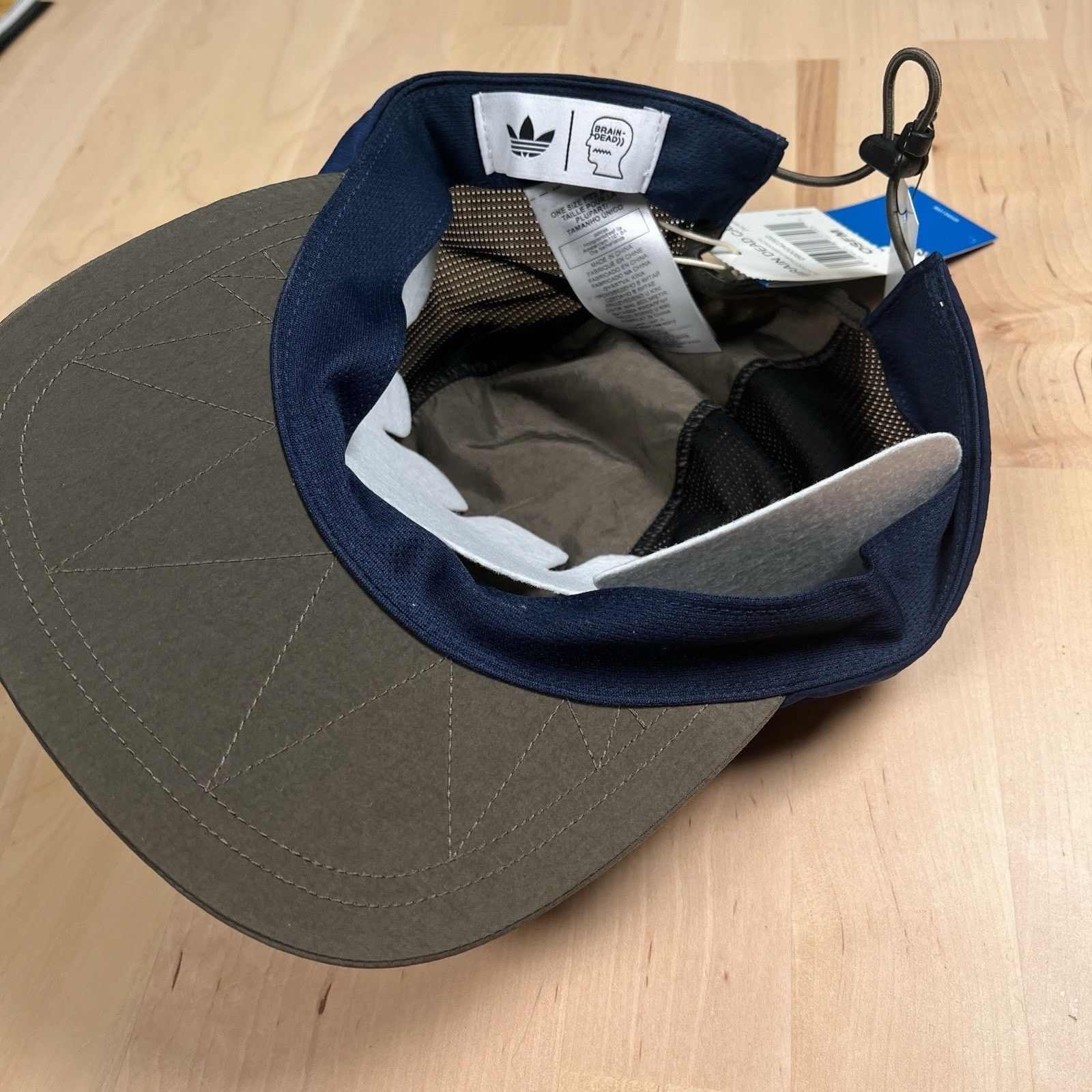 Adidas × Brain Dead Adidas Brain Dead Hat Cap Limited OSFM BlueGray Mesh Collab Size ONE SIZE - 4 Thumbnail