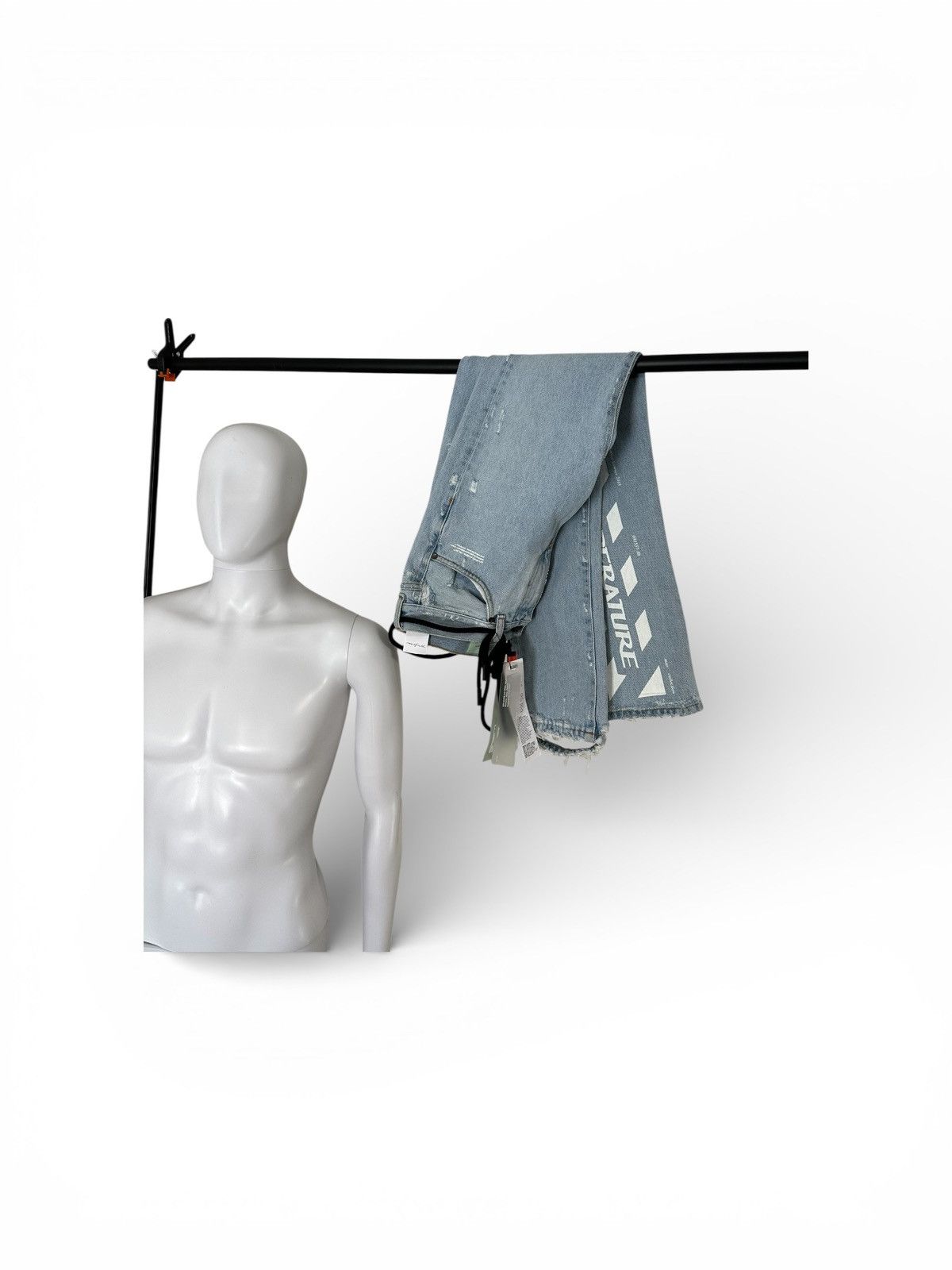 OFF-WHITE “Temperature” Denim Jeans