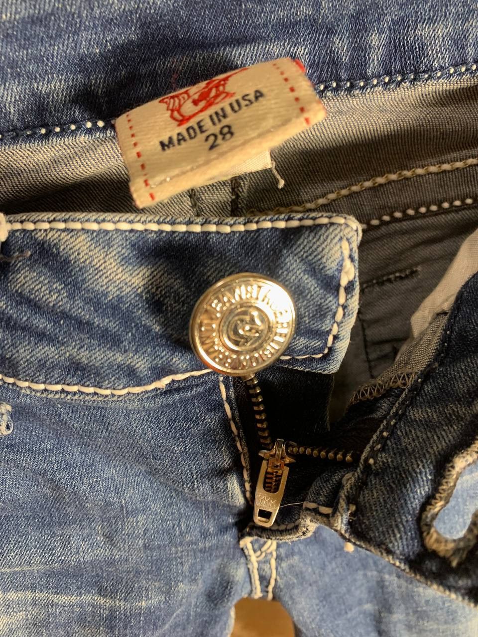 True Religion Vintage True Religion Denim Jeans Skinny Retro Y2K 90s Size 28" / US 6 / IT 42 - 10 Thumbnail