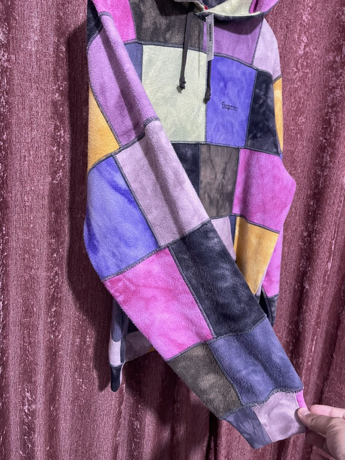 Supreme Supreme SS19 Patchwork Tie Dye Hooded Sweatshirt Medium Size US M / EU 48-50 / 2 - 20 Thumbnail