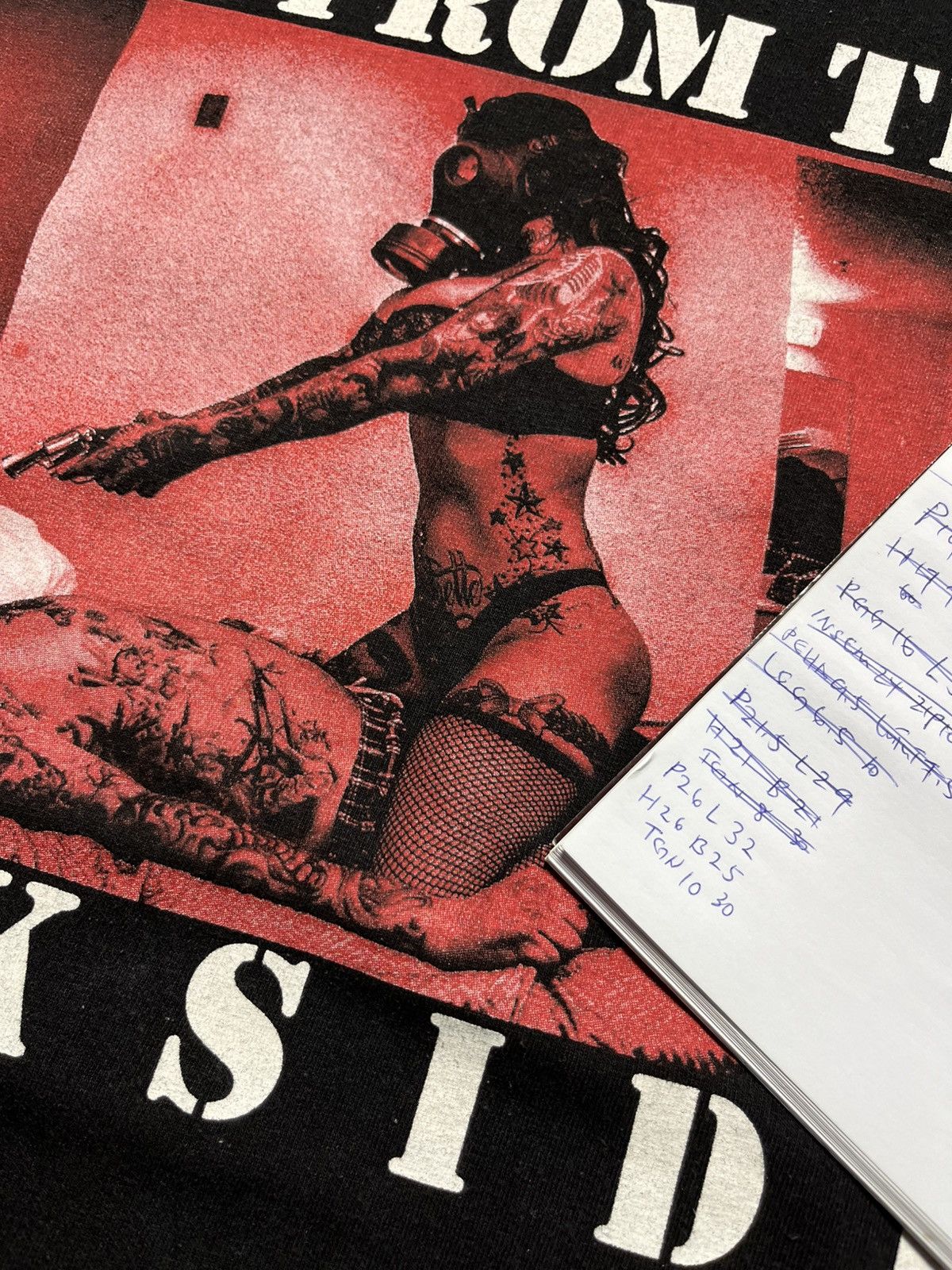 Vintage 🔥Love From Sickside Naked Girl Shoot Man Tees Size US XXL / EU 58 / 5 - 5 Thumbnail