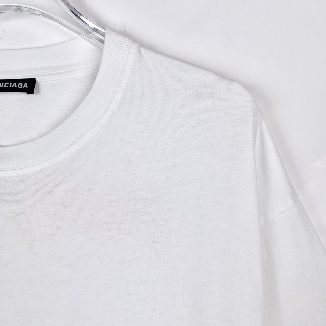 Balenciaga [Balenciaga] Lettering Print Round-Neck White Cotton Short-S Size US XS / EU 42 / 0 - 7 Thumbnail