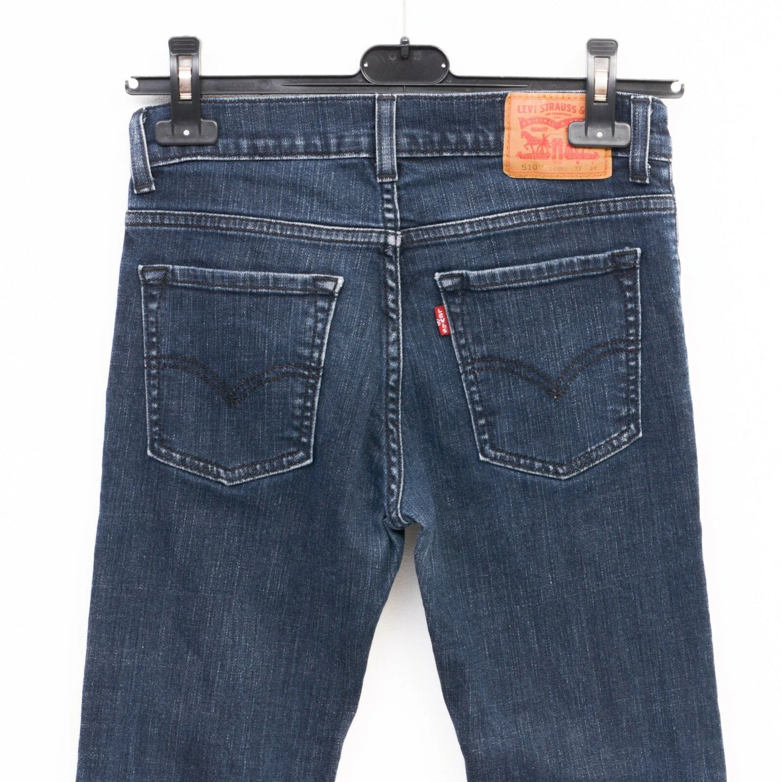 Levi's STRAUSS 510 Skinny Fit Women W27 L27 Jeans Trousers Slim Mid Size 27" / US 4 / IT 40 - 3 Thumbnail