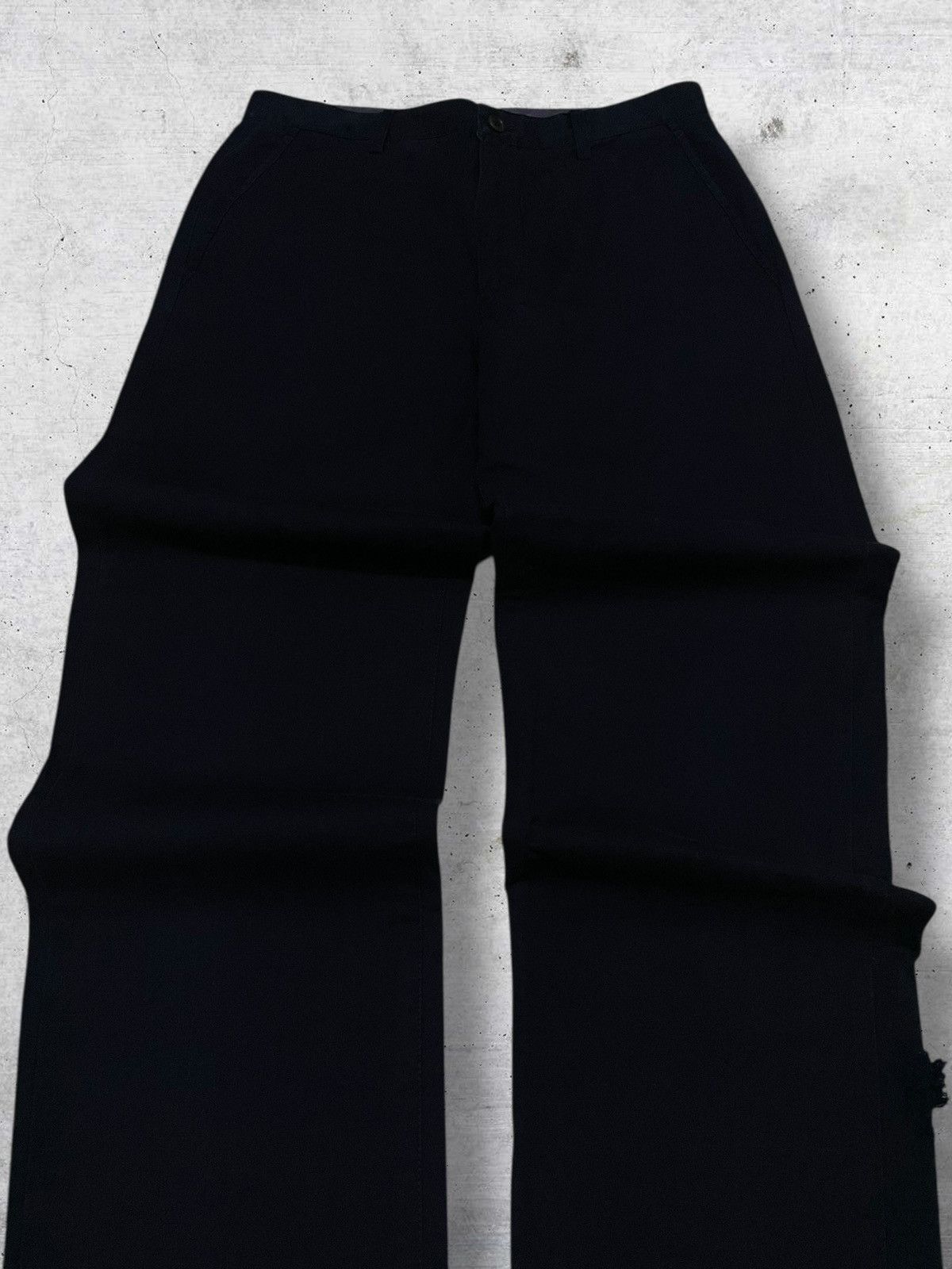 Yohji Yamamoto VINTAGE YOHJI YAMAMOTO JAPAN DESIGNER 90S DISTRESSED PANT Size US 29 - 4 Thumbnail