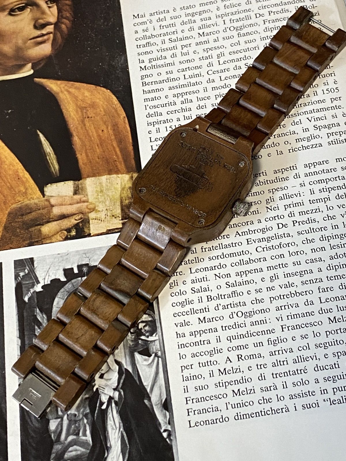 WeWood WeWood Jupiter Square Face Natural Wooden Watch Size ONE SIZE - 4 Thumbnail