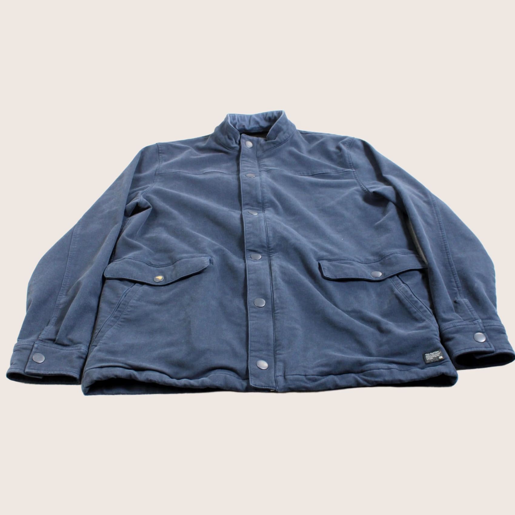 TravisMathew TravisMathew Windbreaker Jacket Men Large Blue Snap Front Golf Barn Chore Shacke Size US L / EU 52-54 / 3 - 1 Thumbnail