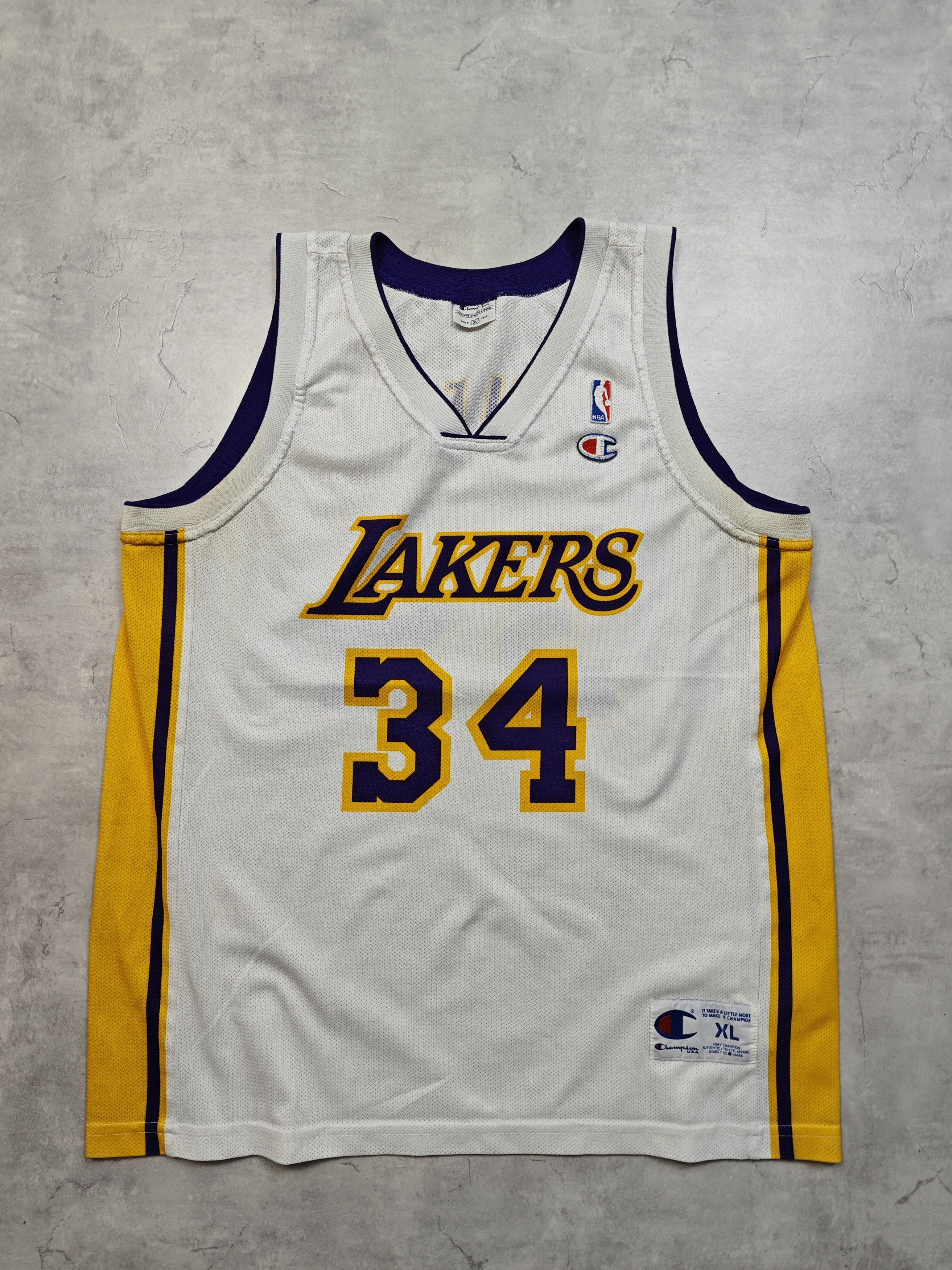 Champion Vintage Champion Lakers #34 O'NEAL Size US XL / EU 56 / 4 - 1 Thumbnail