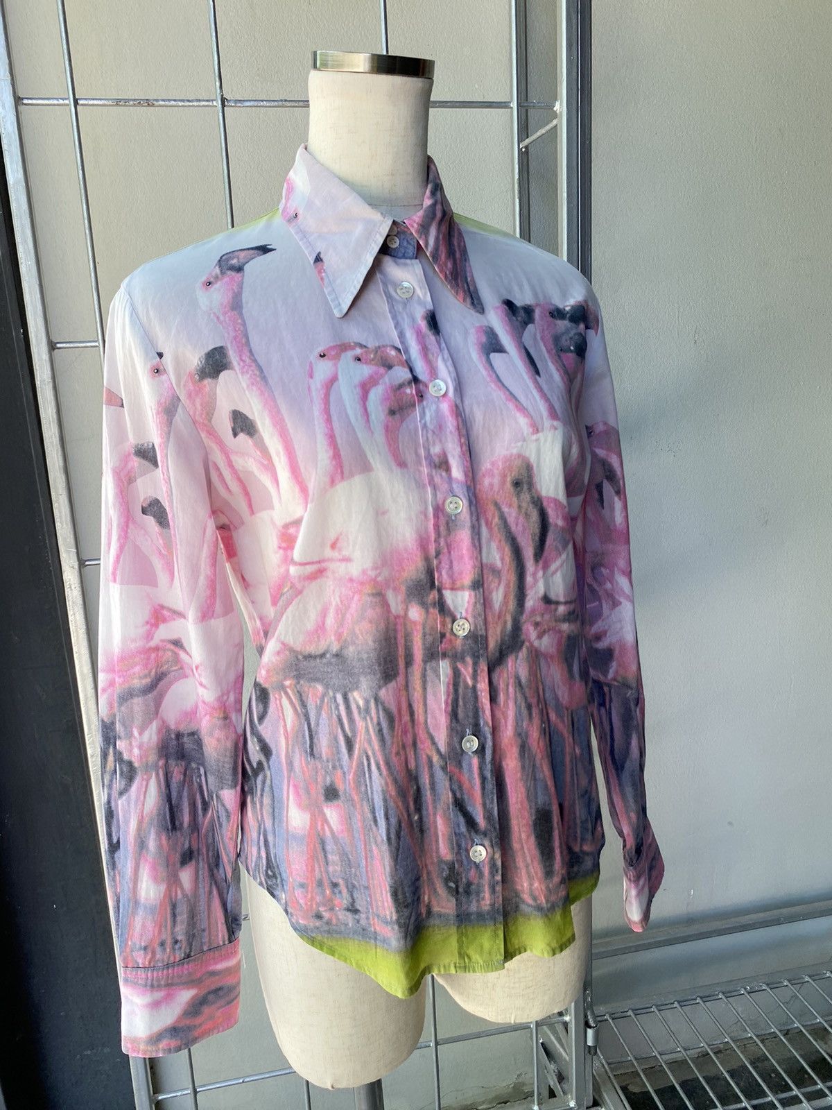 Paul Smith paul smith flamingo printed shirt Size ONE SIZE - 9 Thumbnail