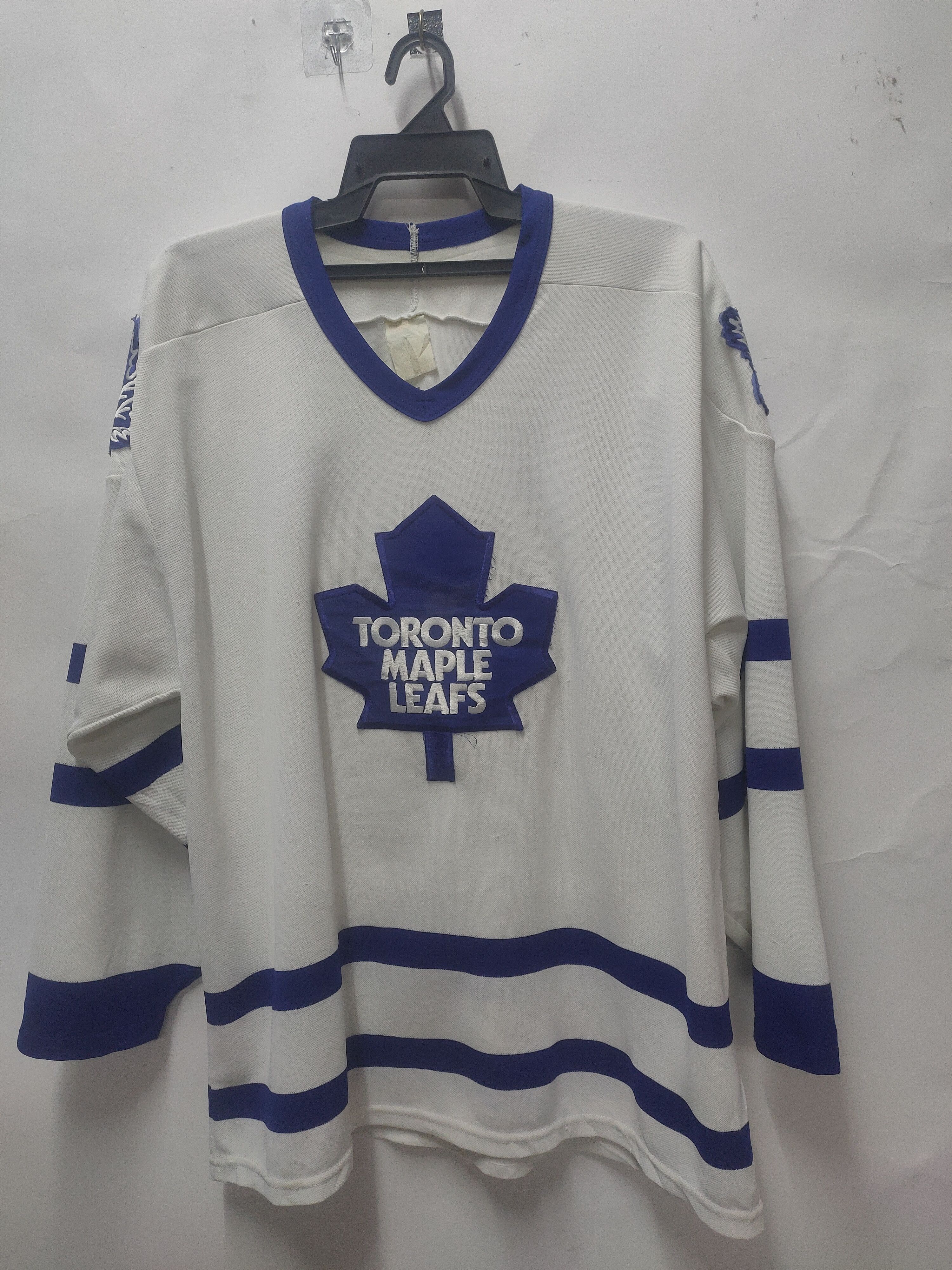 Vintage NHL TORONTO MAPLE LEAFS ICE HOCKEY SHIRT JERSEY STARTER Size US XL / EU 56 / 4 - 2 Thumbnail