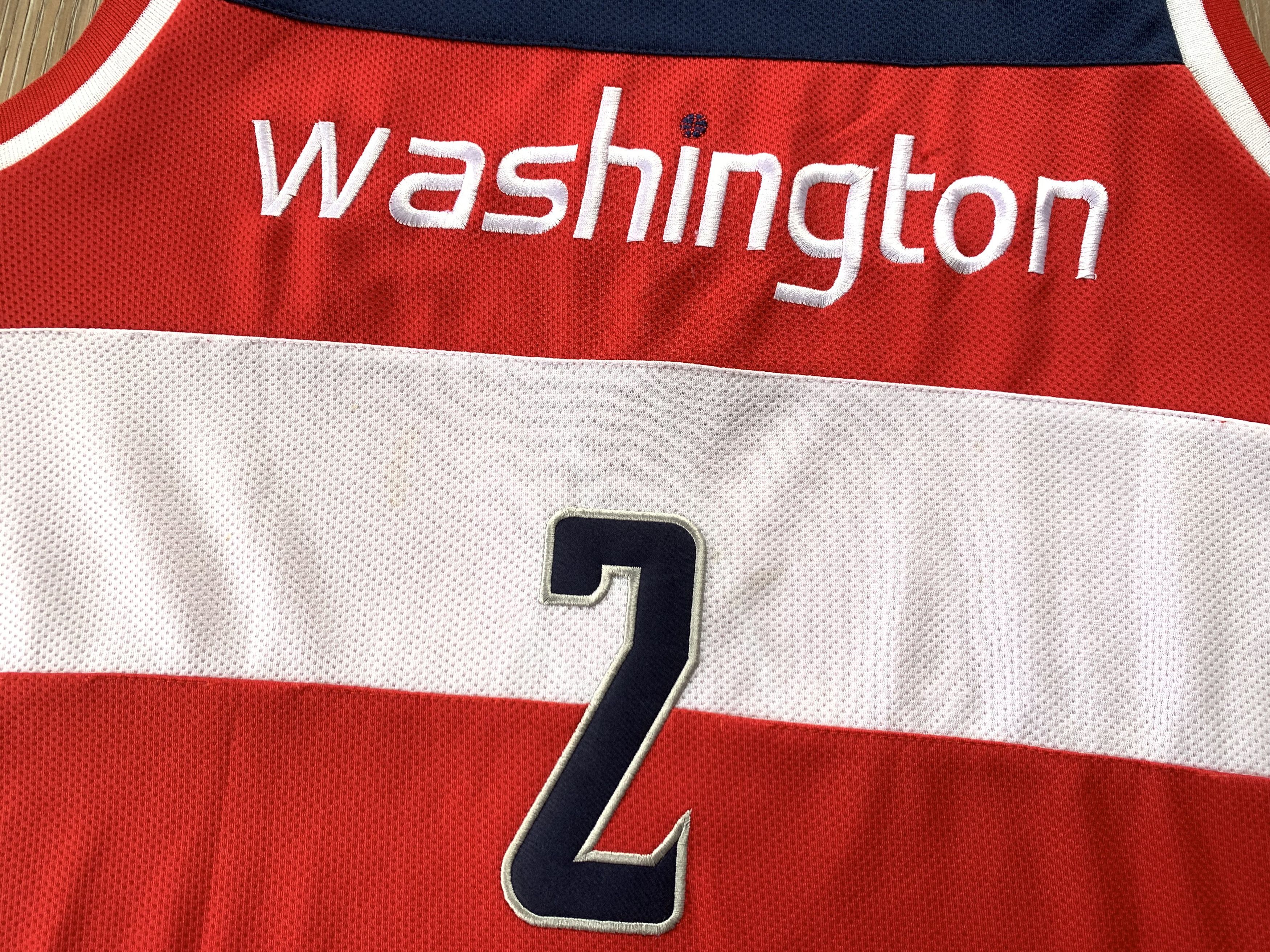 NBA × Vintage Vintage NBA Washington Wizards John Wall #2 Jersey Size US XL / EU 56 / 4 - 3 Thumbnail