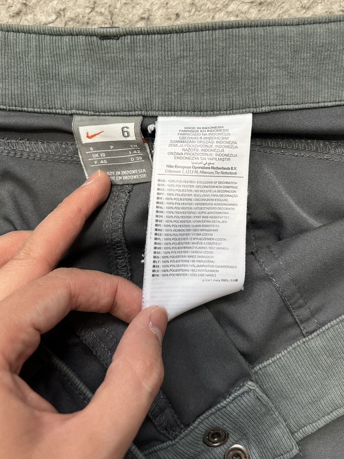 Nike Baggy Pants Nike Small Logo Swoosh Size US 34 / EU 50 - 3 Thumbnail