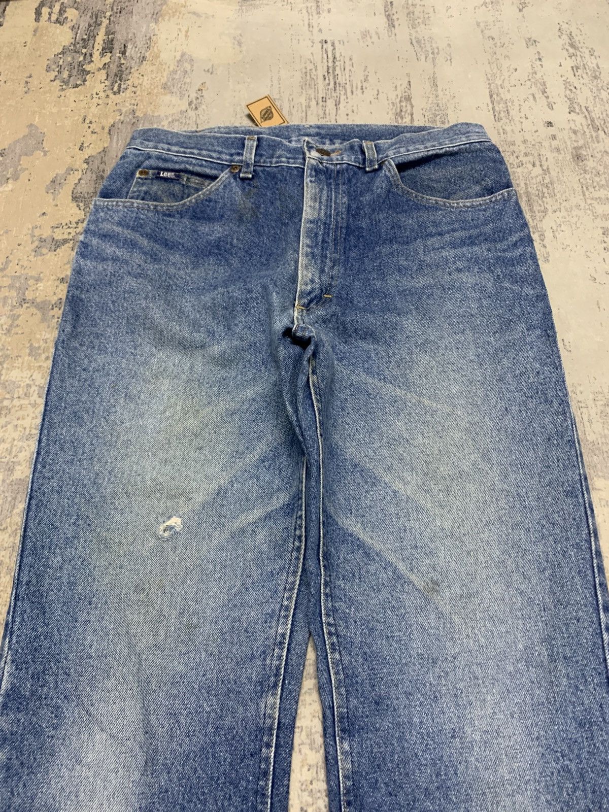 Lee Vintage Lee Distressed Jeans Made In Usa W32x32 Size US 32 / EU 48 - 2 Thumbnail