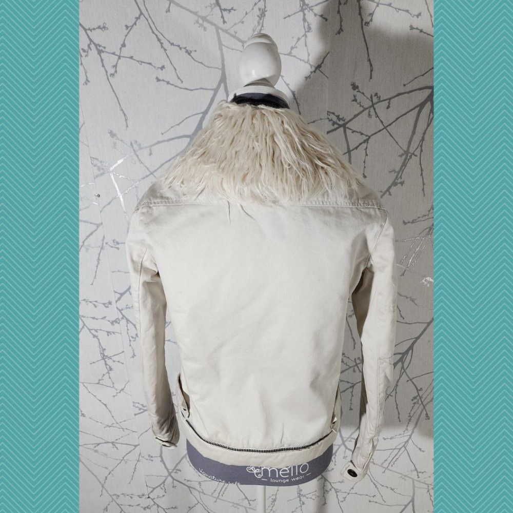 Marc by Marc Jacobs Marc by Marc Jacobs Tinted Pearl Deconstructed Moto Jacket Size XS / US 0-2 / IT 36-38 - 5 Thumbnail