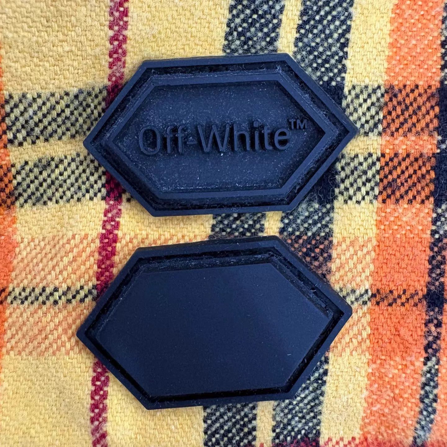 Off-White OFF-WHITE Gingham Arrow Hooded Shirt Jacket XS Size US XS / EU 42 / 0 - 5 Thumbnail