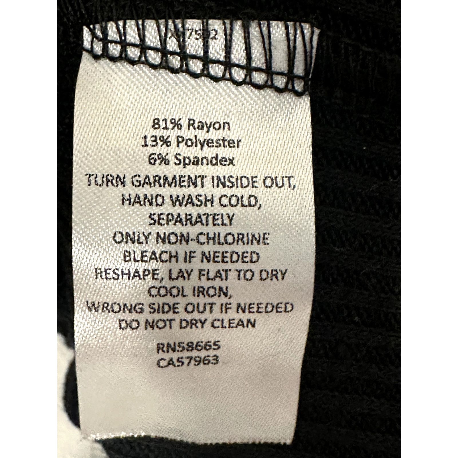Other Caslon Women's Plus Black Long Sleeve Ribbed Sweater 2X NWOT Size XXL / US 16-18 / IT 52-54 - 8 Thumbnail