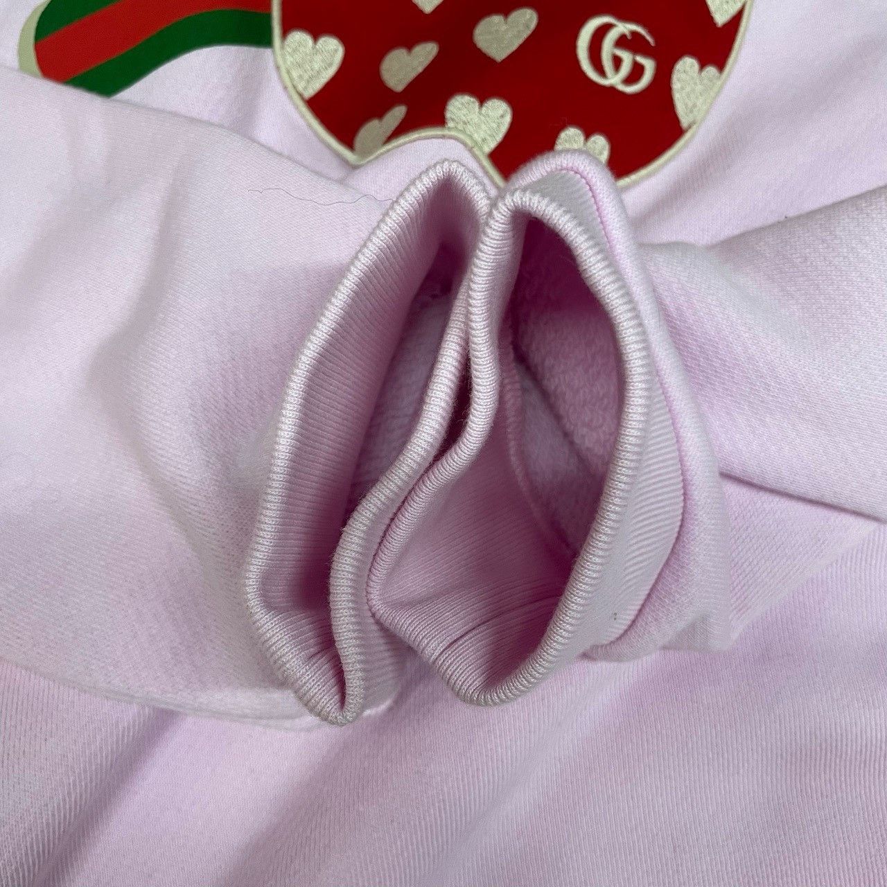 Gucci Gucci Pink new Apple sweatshirt 2501-Nextarrow Size US S / EU 44-46 / 1 - 4 Thumbnail