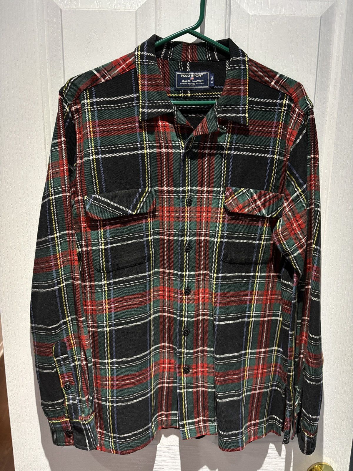 Polo Ralph Lauren Vintage Polo Sport Ralph Lauren Flannel Size US M / EU 48-50 / 2 - 1 Thumbnail