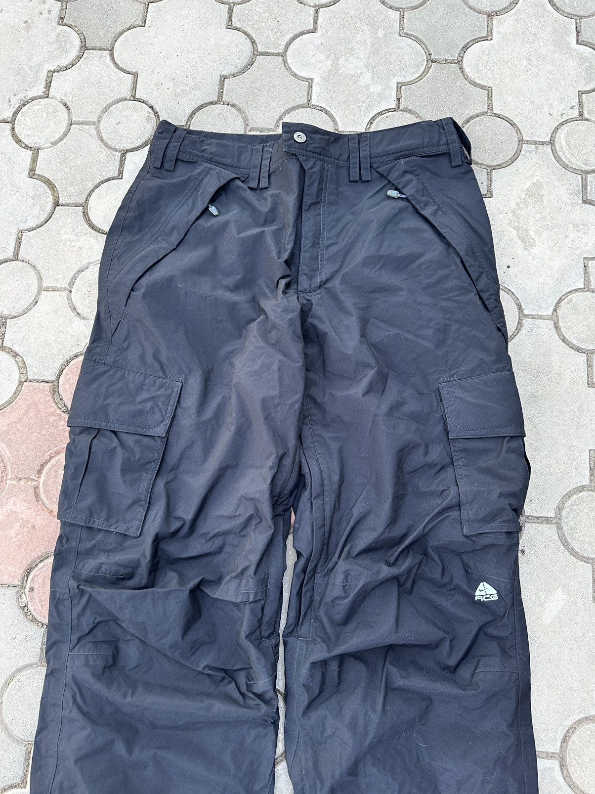 Nike × Nike ACG × Vintage Vintage Nike ACG Parachute Multi Pocket Pants Gorpcore Size US 34 / EU 50 - 3 Thumbnail