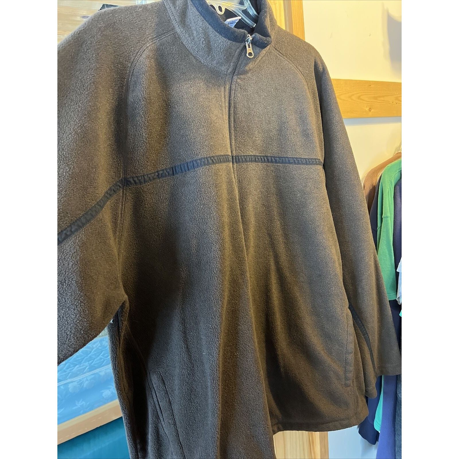 Old Navy Old Navy Men’s XXL Brown LS 1/4 Zip Polyester Fleece Jacket Size US XXL / EU 58 / 5 - 13 Thumbnail