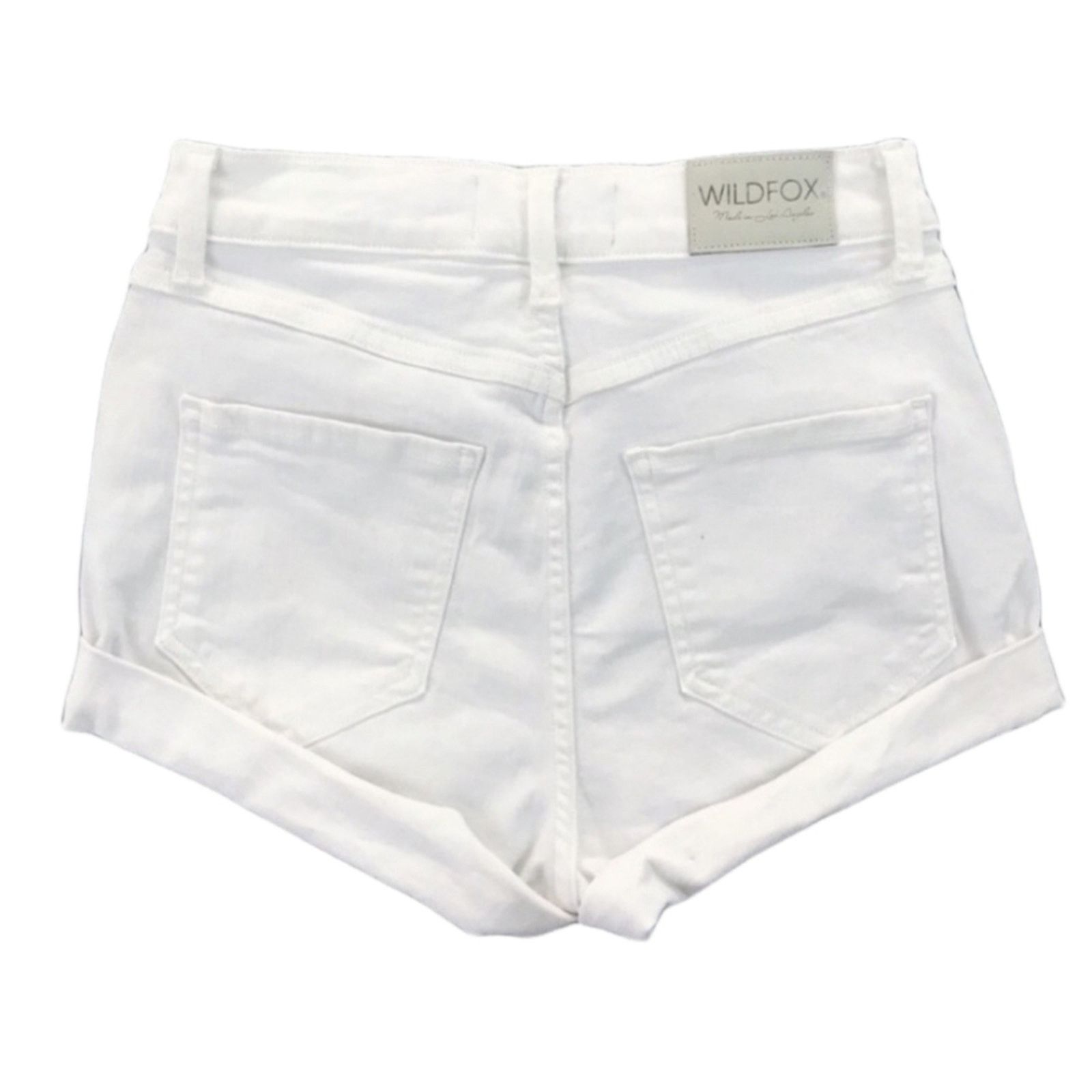 Wildfox Wildfox Couture YACHT SHORTS High Waist Button Fly White 28 Size 28" / US 6 / IT 42 - 3 Thumbnail