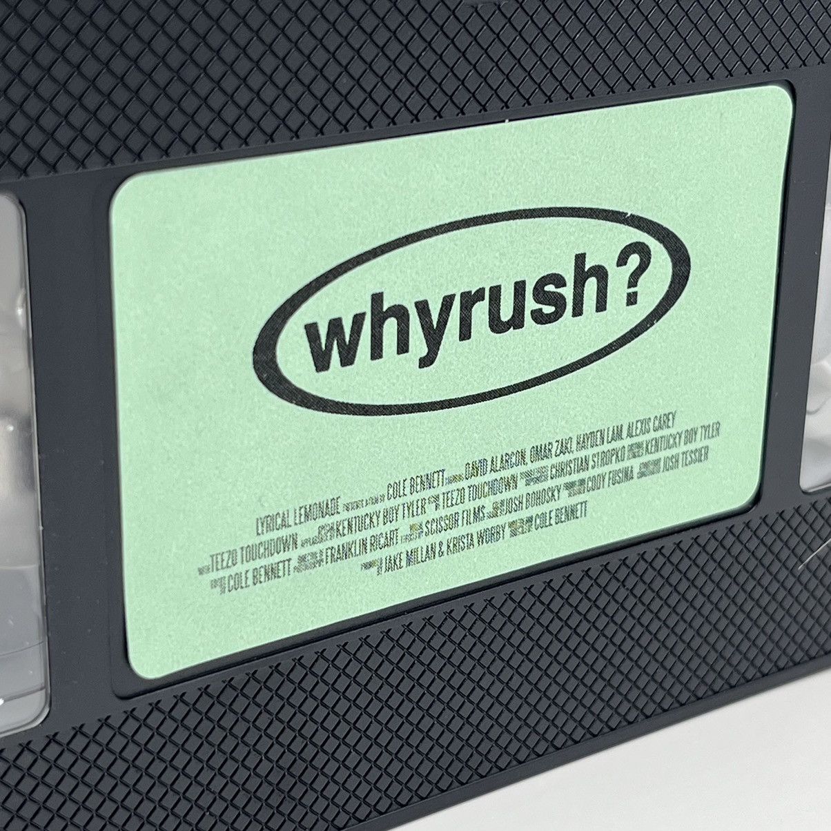 Lyrical Lemonade UNRELEASED BY COLE BENNETT WHYRUSH? VHS TAPE Size ONE SIZE - 5 Thumbnail