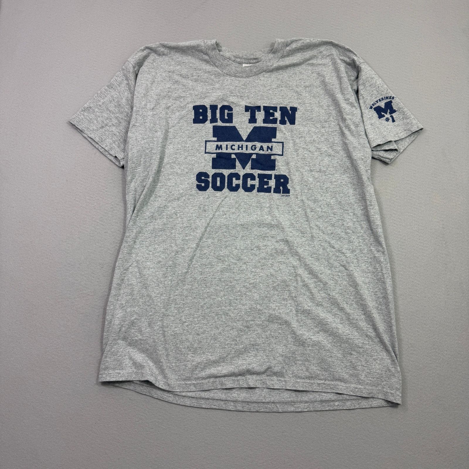 Vintage Vintage Michigan Wolverines Big Ten Soccer Shirt Men's 3XL Size US XXL / EU 58 / 5 - 2 Thumbnail
