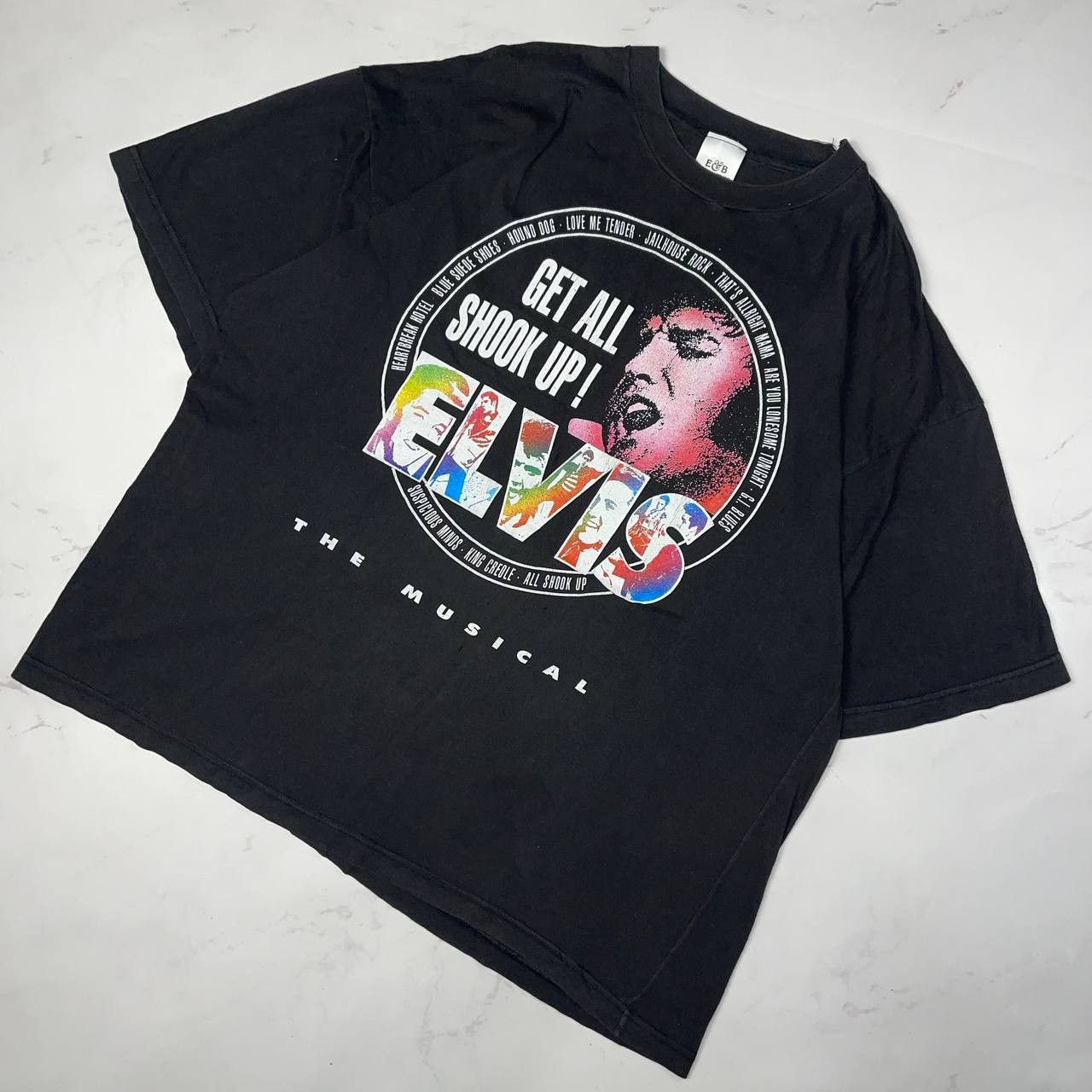 Vintage Vintage Elvis Presley Get All Shook Up! Rock tee Sz XL Size US XL / EU 56 / 4 - 1 Thumbnail
