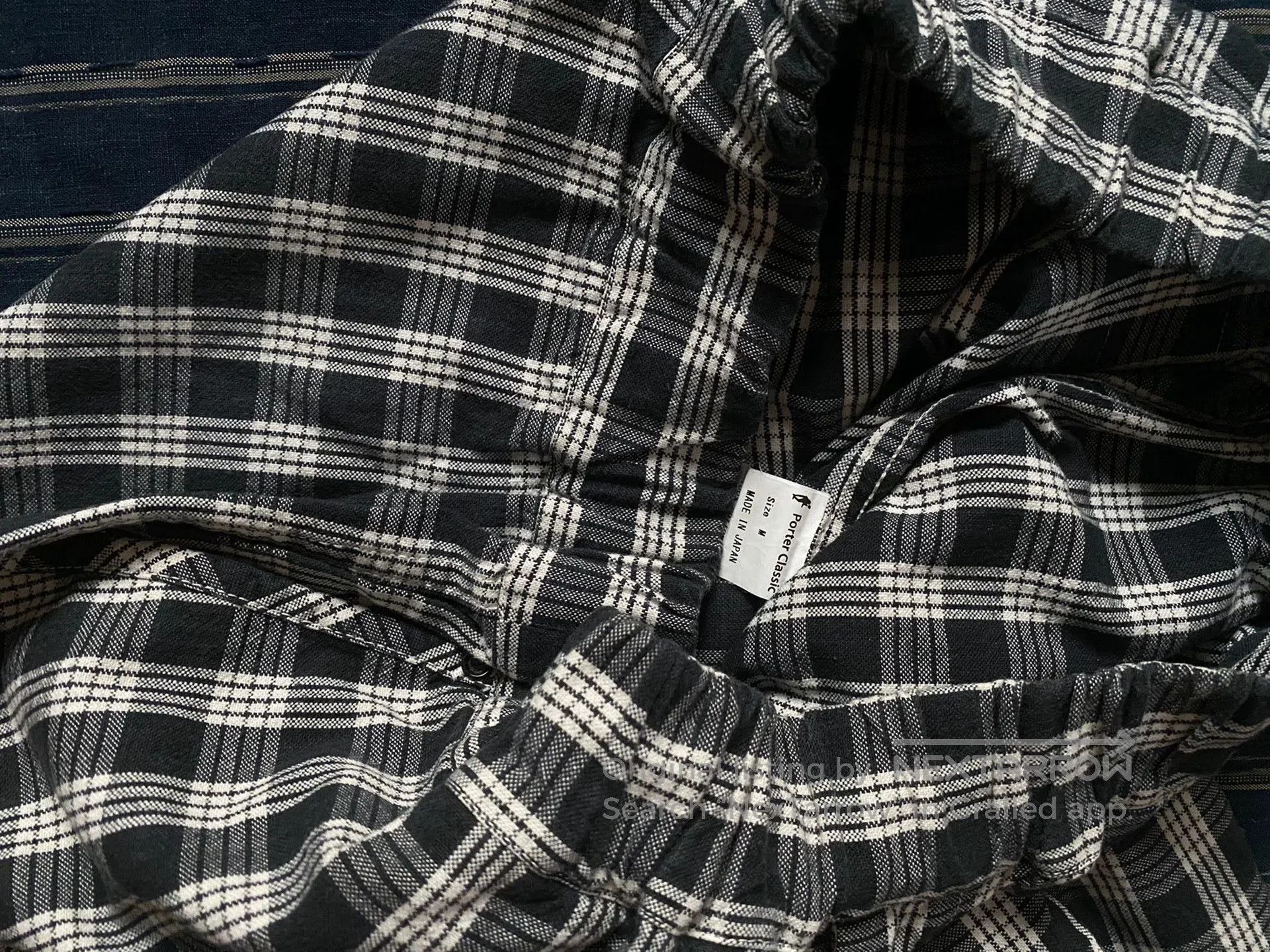 Porter Classic porter classic palaka black check wide pants. Size US 27 - 2 Thumbnail