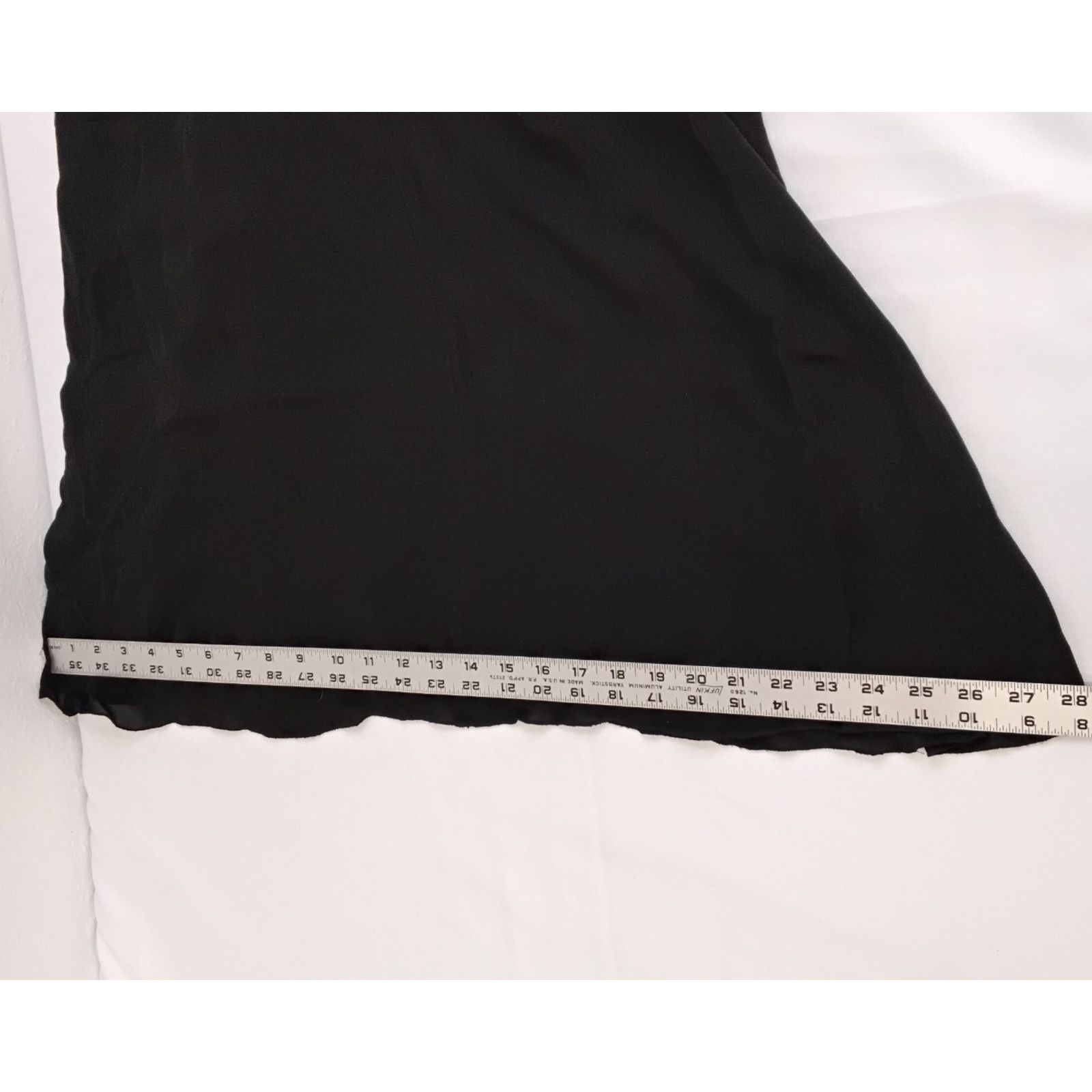 J.Crew J. Crew Silk Dress Women's 10 Black Ruffled Classic Knee Size L / US 10 / IT 46 - 11 Thumbnail