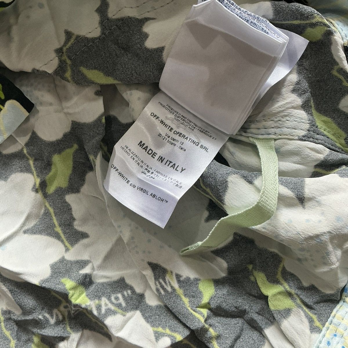 Off-White OFF-WHITE™ “Lawn-Girl” Cropped Floral Utility Shirt Size M / US 6-8 / IT 42-44 - 7 Thumbnail