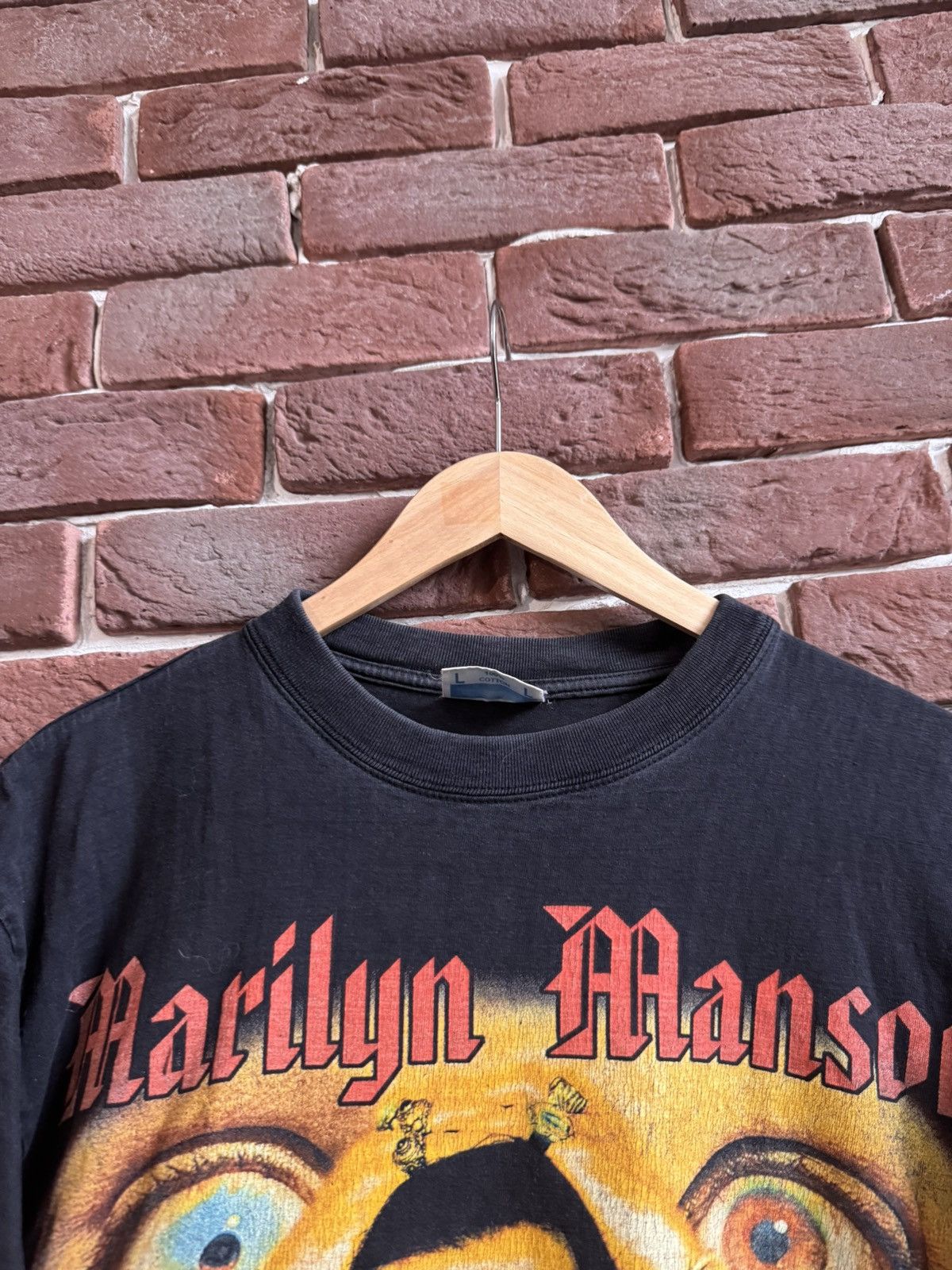 Band Tees Rare Vintage 90s Marilyn Manson Antichrist Metal Band Tee Size US L / EU 52-54 / 3 - 5 Thumbnail