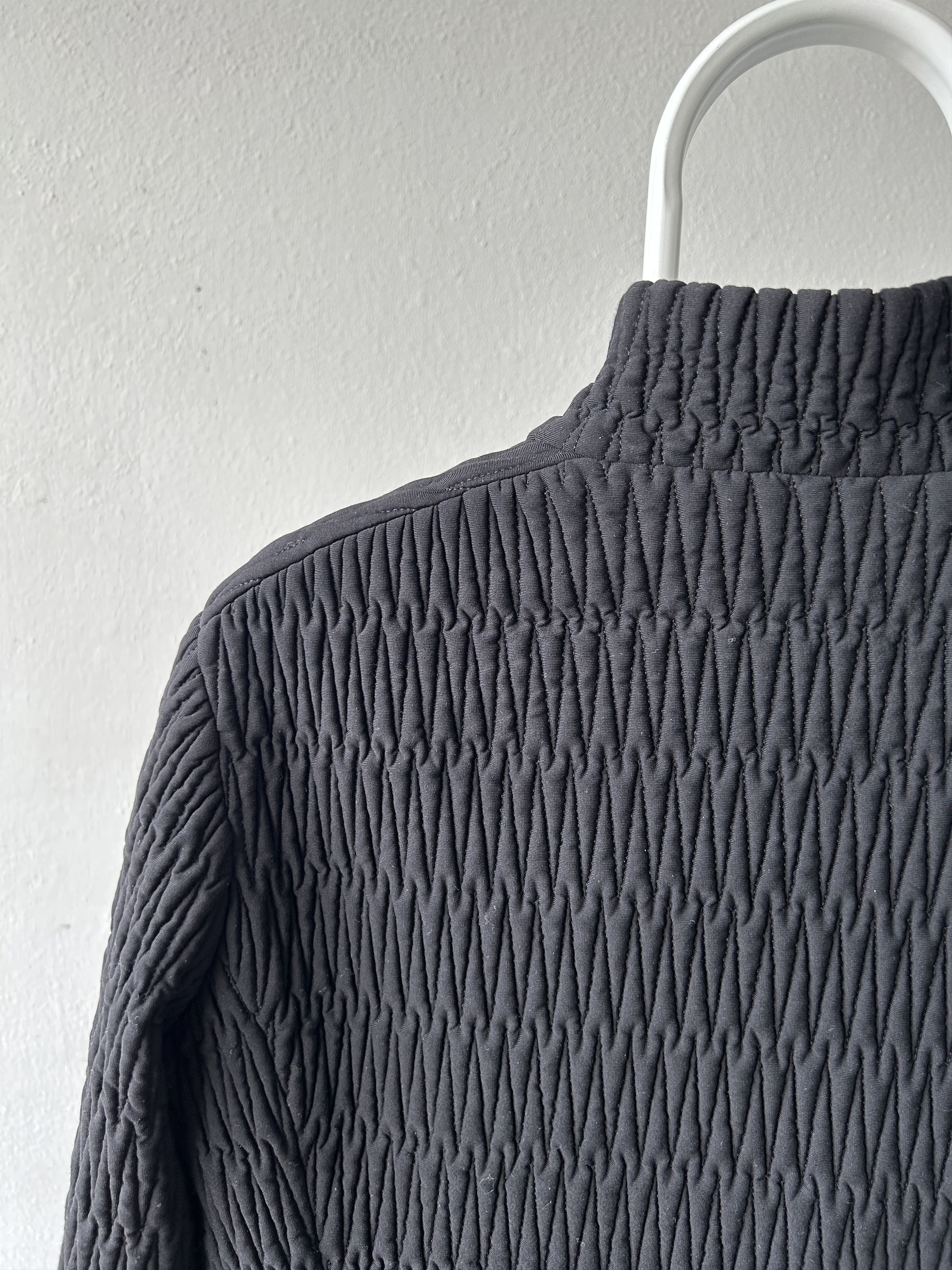 Prada Archive AW2011 Prada pleated full zip sweatshirt Size L / US 10 / IT 46 - 9 Thumbnail