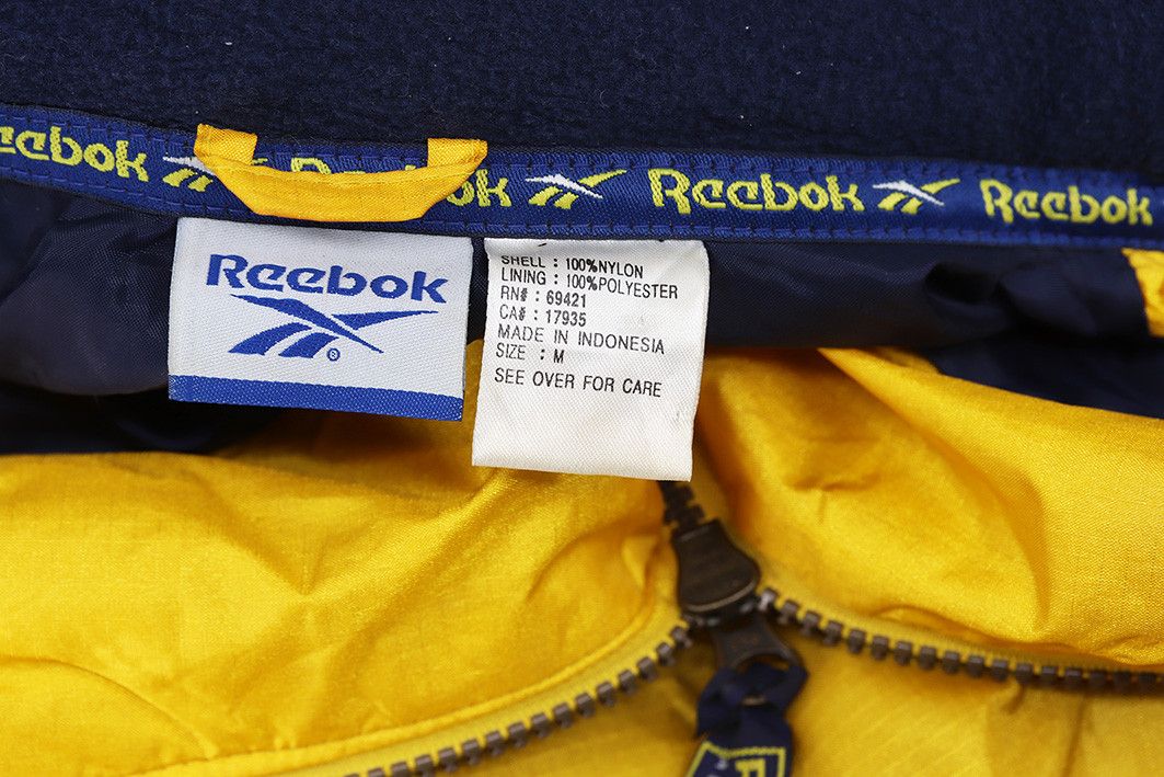 Reebok Vintage Reebok Anorak Jacket Yellow 90s Windbreaker Medium Size US M / EU 48-50 / 2 - 8 Thumbnail