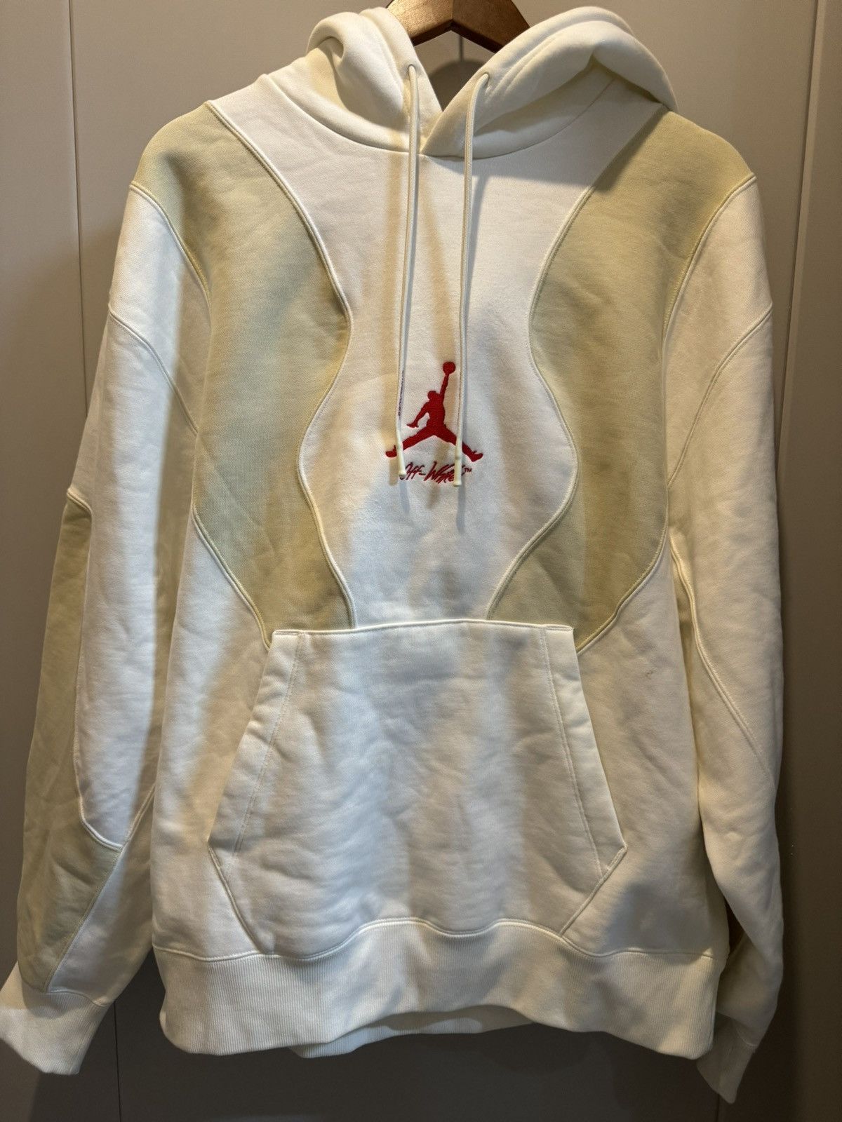 Jordan Brand Off White JORDAN OFF WHITE HOODIE Grailed