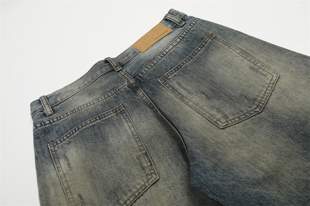 Vintage Men's loose vintage washed distressed scimitar jeans Size US 32 / EU 48 - 6 Thumbnail