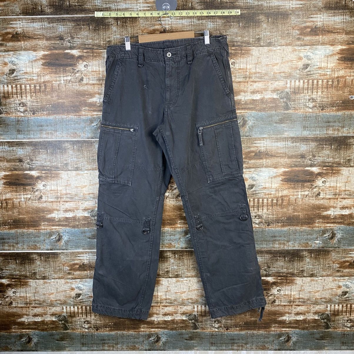 Other DL Uniqlo Black Cargo Multipocket Pants #C929 Size US 33 - 1 Thumbnail