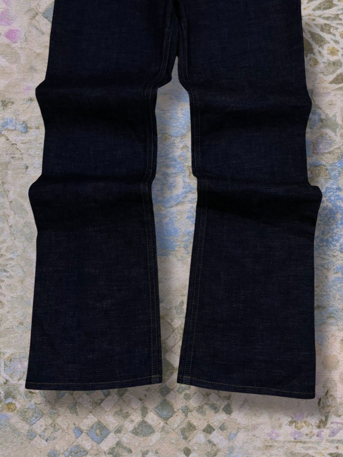 Yves Saint Laurent Vintage Authentic Designer Yves Saint Laurent Flared Denim Size US 27 - 3 Thumbnail