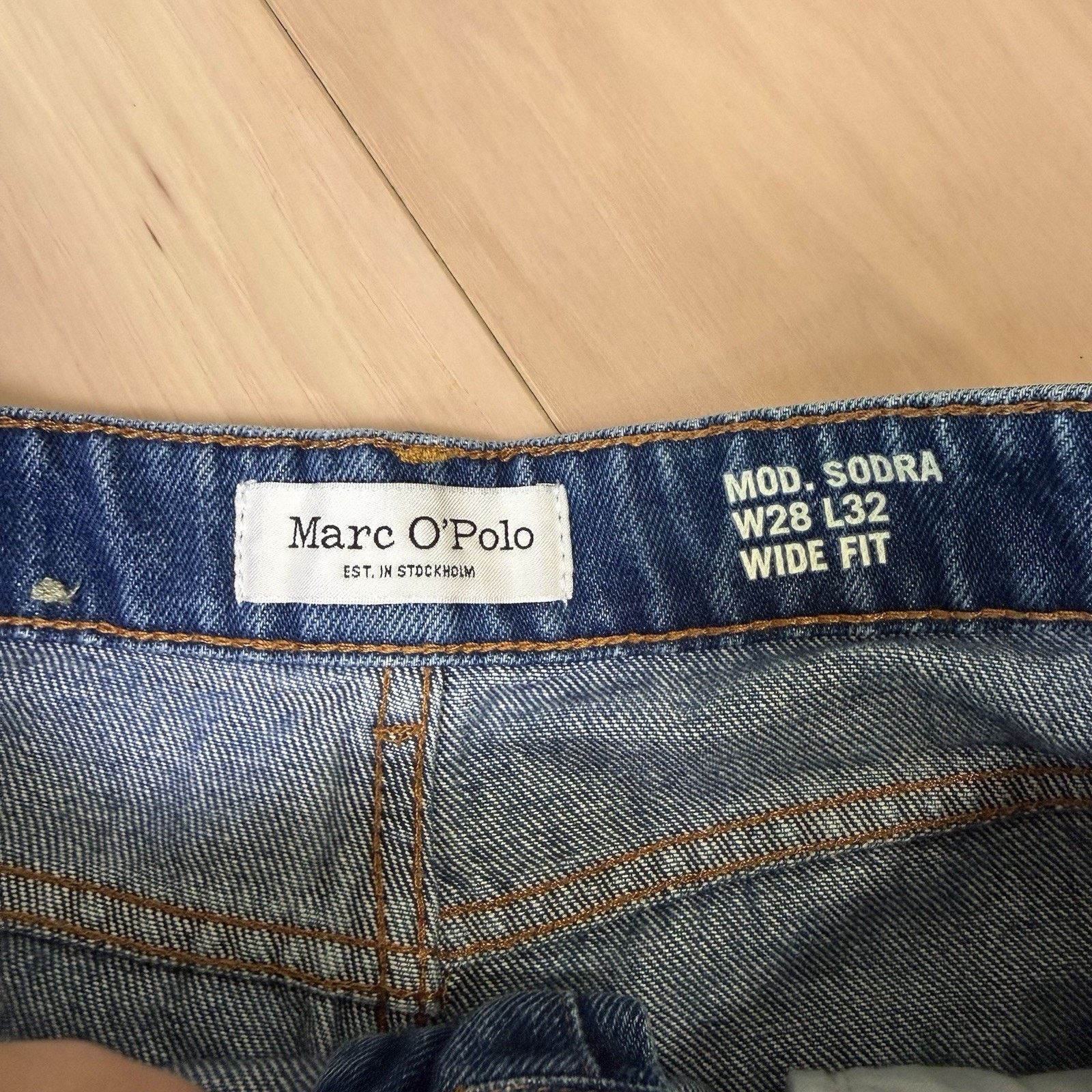 Marc O'Polo Marc O'Polo Sodra Jeans Women's 28 Blue Wide Leg High Rise Size 28" / US 6 / IT 42 - 6 Thumbnail