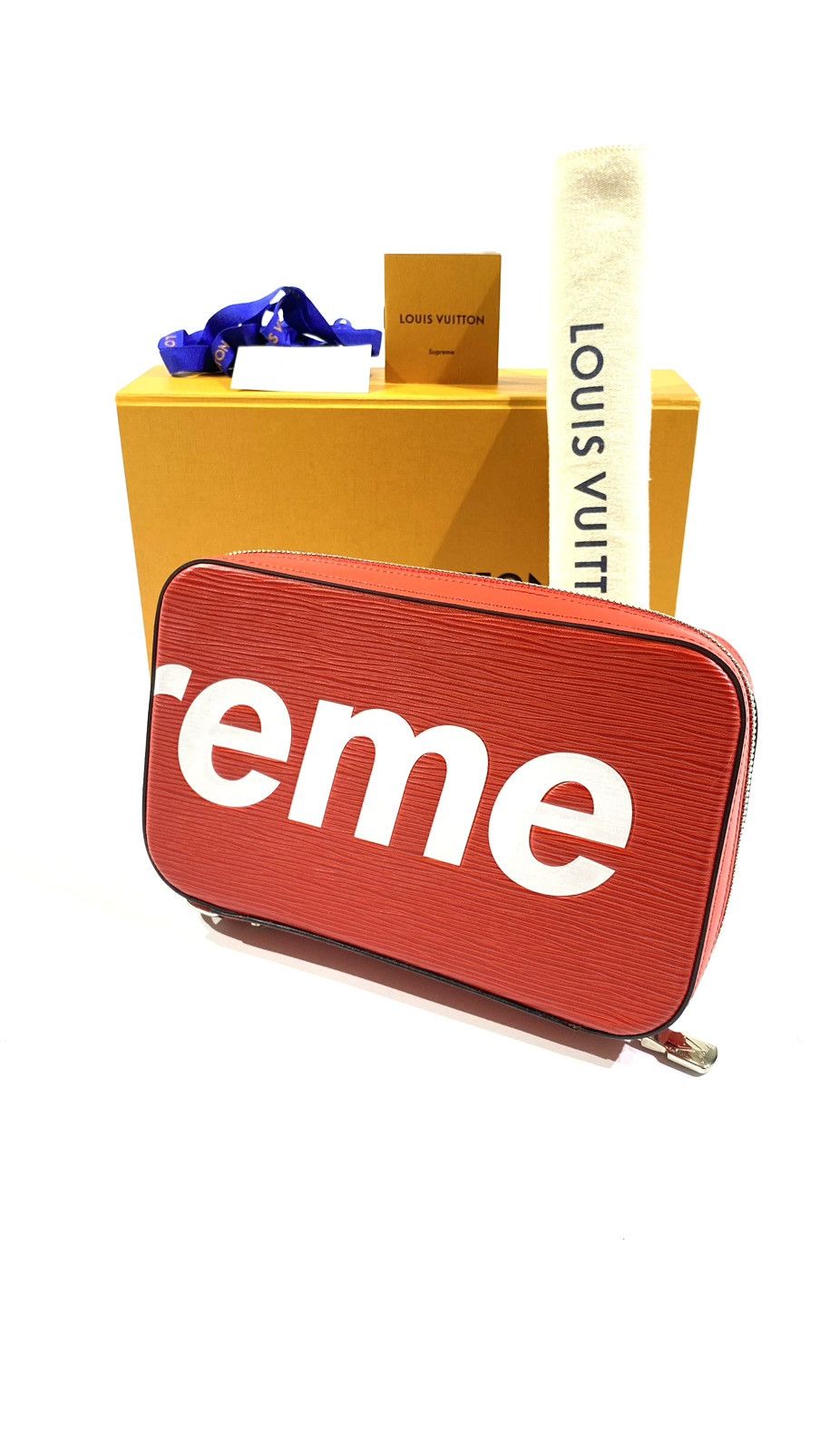 Louis Vuitton × Supreme Louis Vuitton X SUPREME 1 OF 1 Sample Unreleased Hand Clutch Size ONE SIZE - 2 Thumbnail