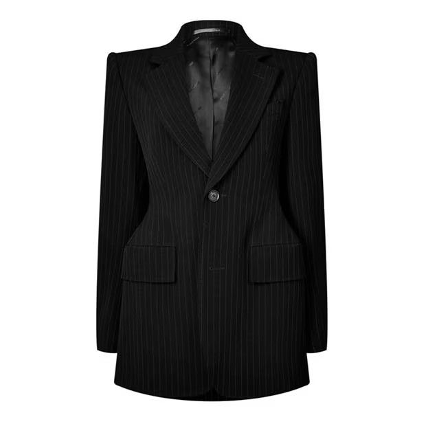 Balenciaga o1g2r1mq0924 Blazer in Black Size M / US 6-8 / IT 42-44 - 1 Thumbnail